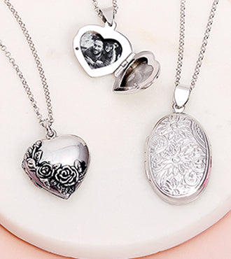 925 Sterling Silver Photo Lockets Aromatherapy Perfume Diffuser Locket –  Bling Jewelry