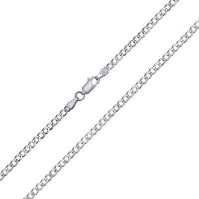 Silver Curb 3MM | Image1