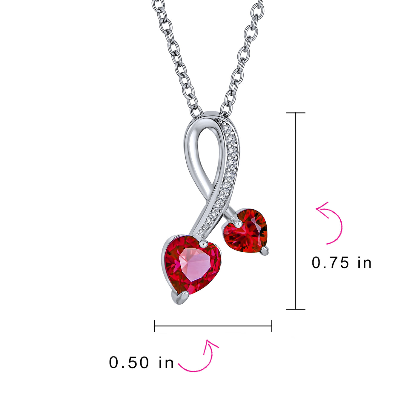 Double Hearts Necklace