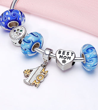 Mothers Day Charm Beads