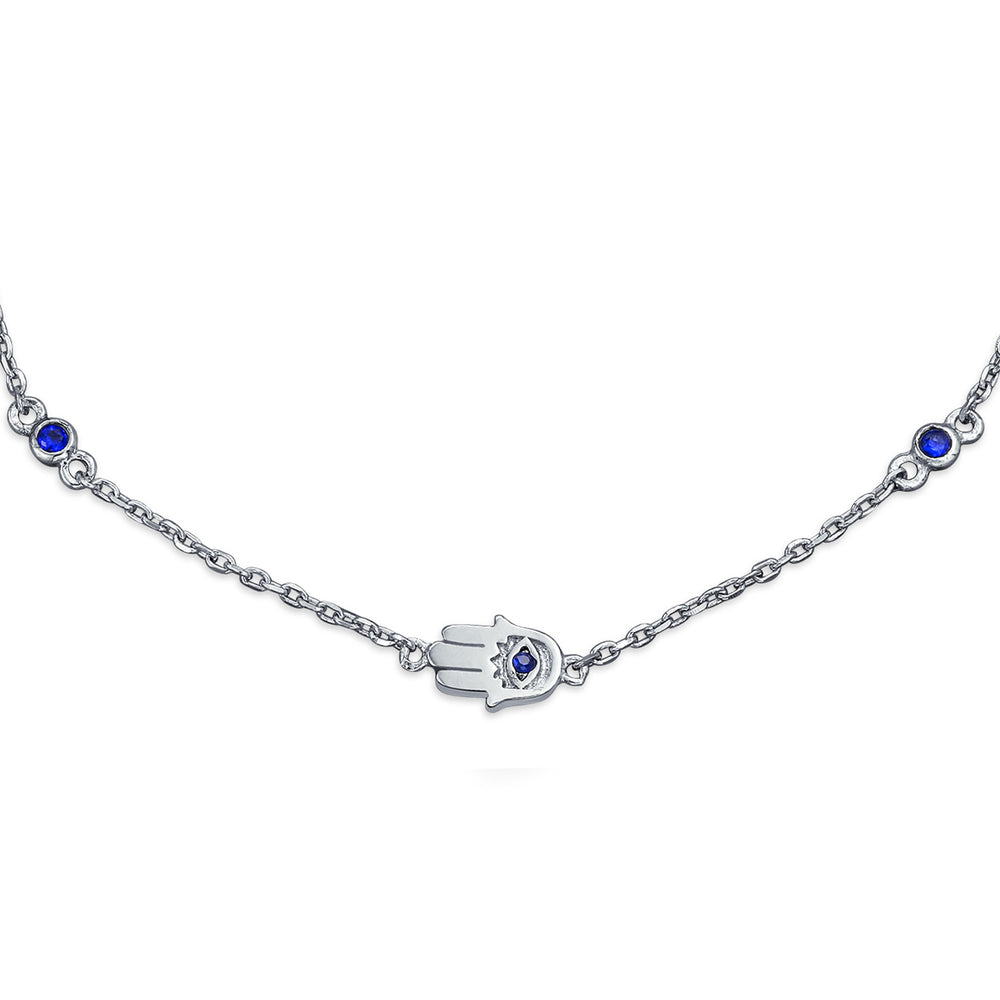 Turco Sottile Delicato Colorato Multicolore Protezione Spirituale Amuleto Filo Link Multi Charm Malocchio Bracciale Per Le Donne Adolescenti .925 Sterling Argento 7.5 Pollici Made In Turkey