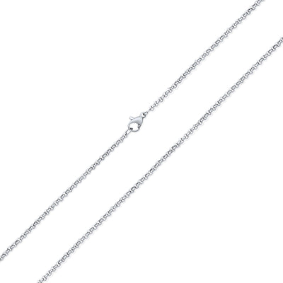 Set of 3 Thin 2.5MM Silver Gold Black Steel Rolo Chain Necklace 16, 18 & 24 Inch - Bling Jewelry