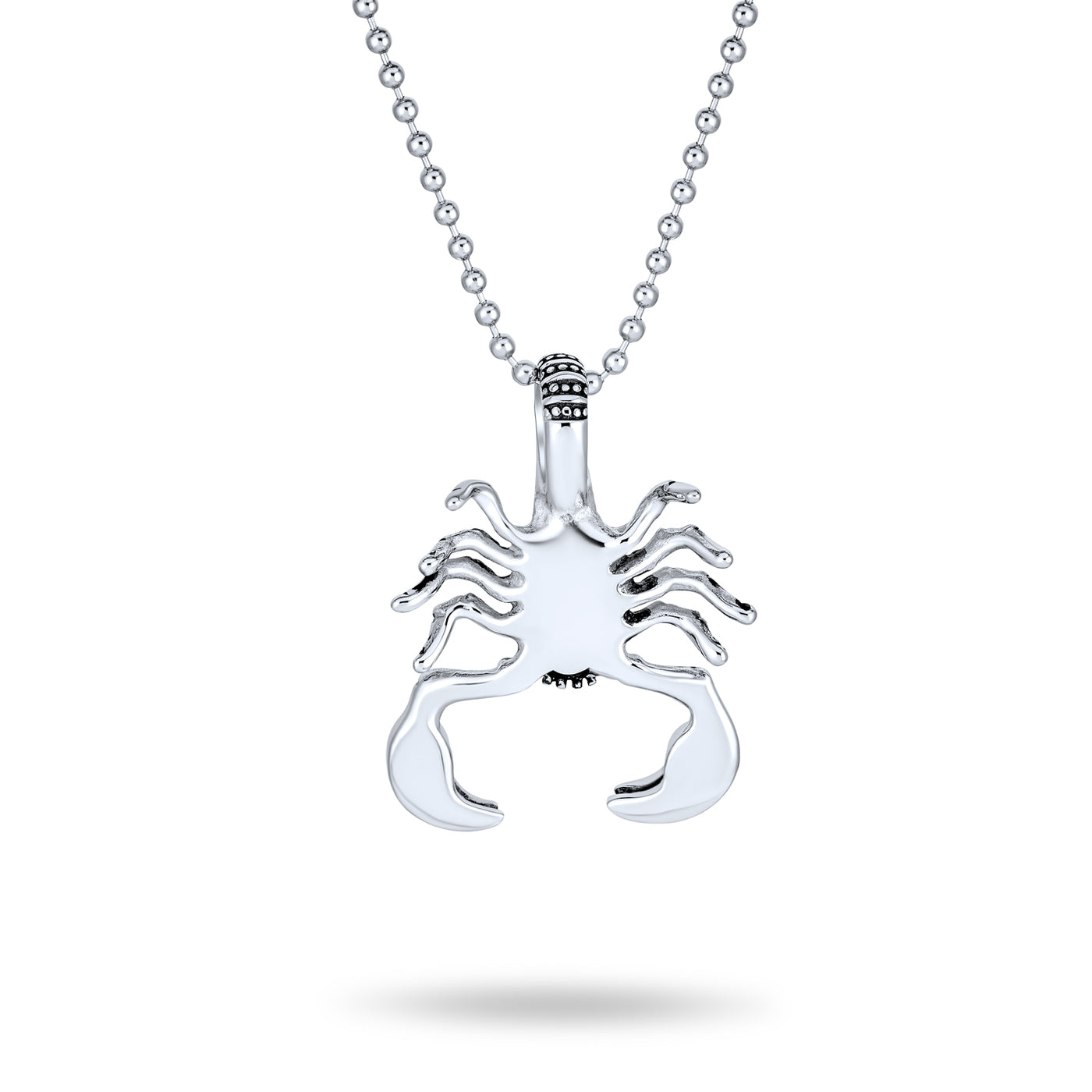 Scorpion Tribal Zodiac Pendant Black Stainless Steel Pendant Necklaces