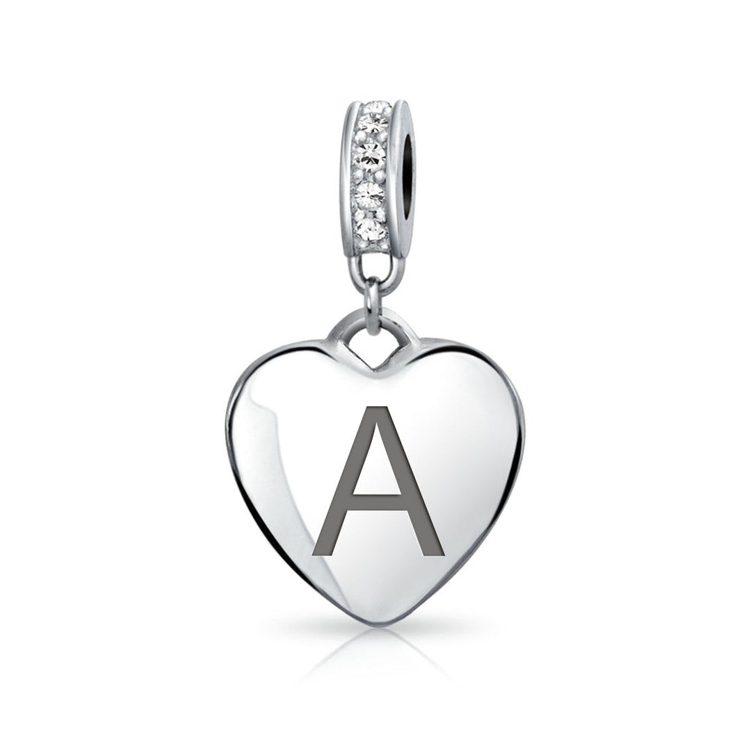 Ciondolo Lettera R In Argento 925 Con Cubo Zirconia - Unisex - Regalo
