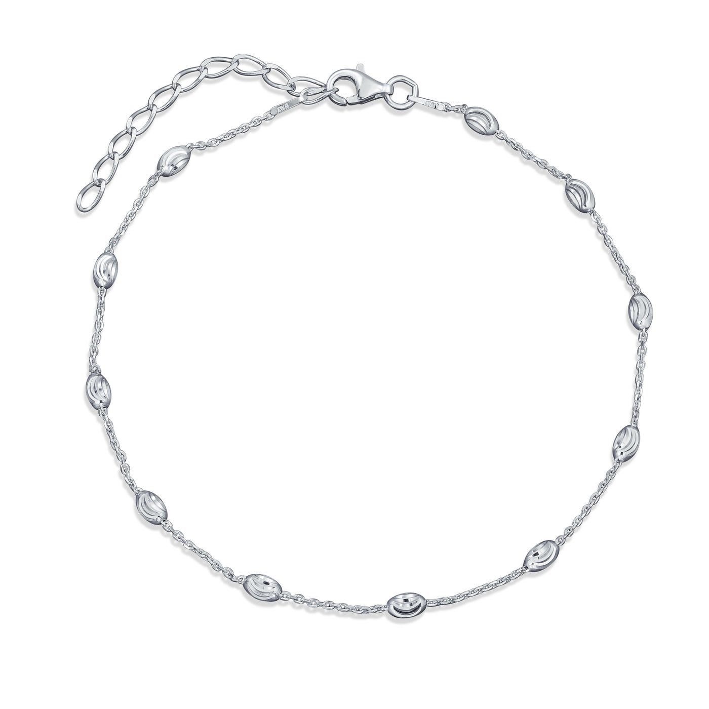 Diamond-Cut Oval Beads | Image1
