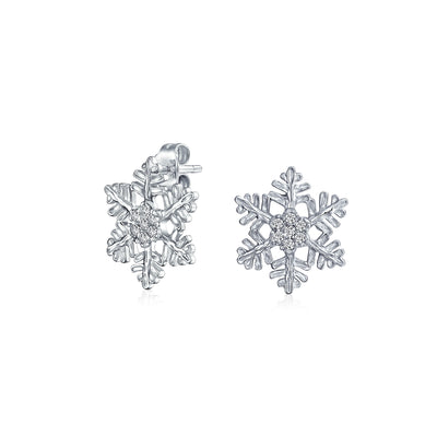 Snowflake Jewelry For Women Pendants Necklaces Earrings Pins Charm ...