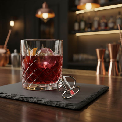 Modern Geometric Double Bar Sterling Silver Ring Adjustable Fashion Trend