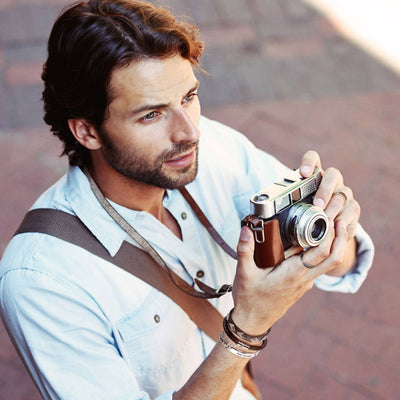 25O Gauge Solid Men's Mariner Anchor Link ID Bracelet