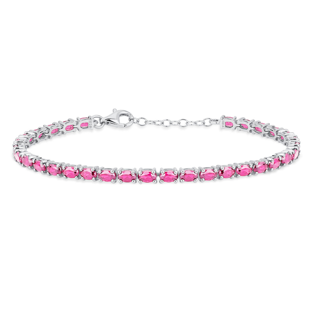 NANA Asscher Cut Tennis Bracelet – Solid Sterling Silver With Pure