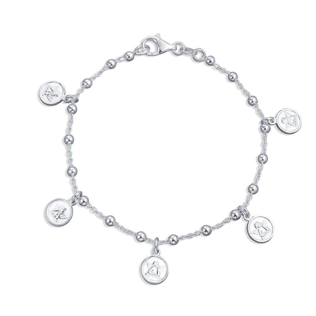 NINGAN December Birthstone Charm - Angel Wings Heart Pendant, 925 Sterling Silver With Blue CZ, For Bracelets & Necklaces - View #13
