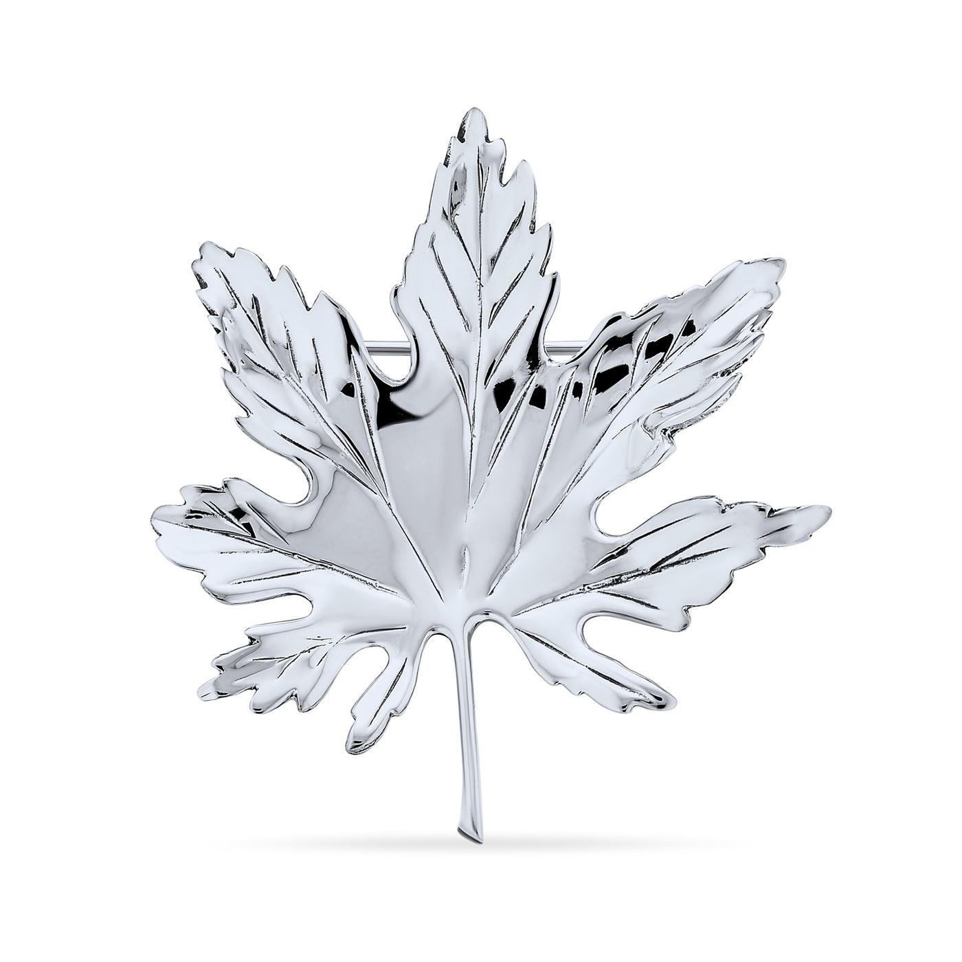 Western Jewelry Canada Maple Leaf Pin Brooch .925Sterling Silver