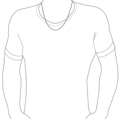 Unisex 3MM Sterling Silver Snake Chain Necklace 8-Sided Made in Italy