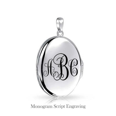 Vintage Style Blue Agate Our Lady of Guadalupe Locket Necklace Sterling Silver - Bling Jewelry