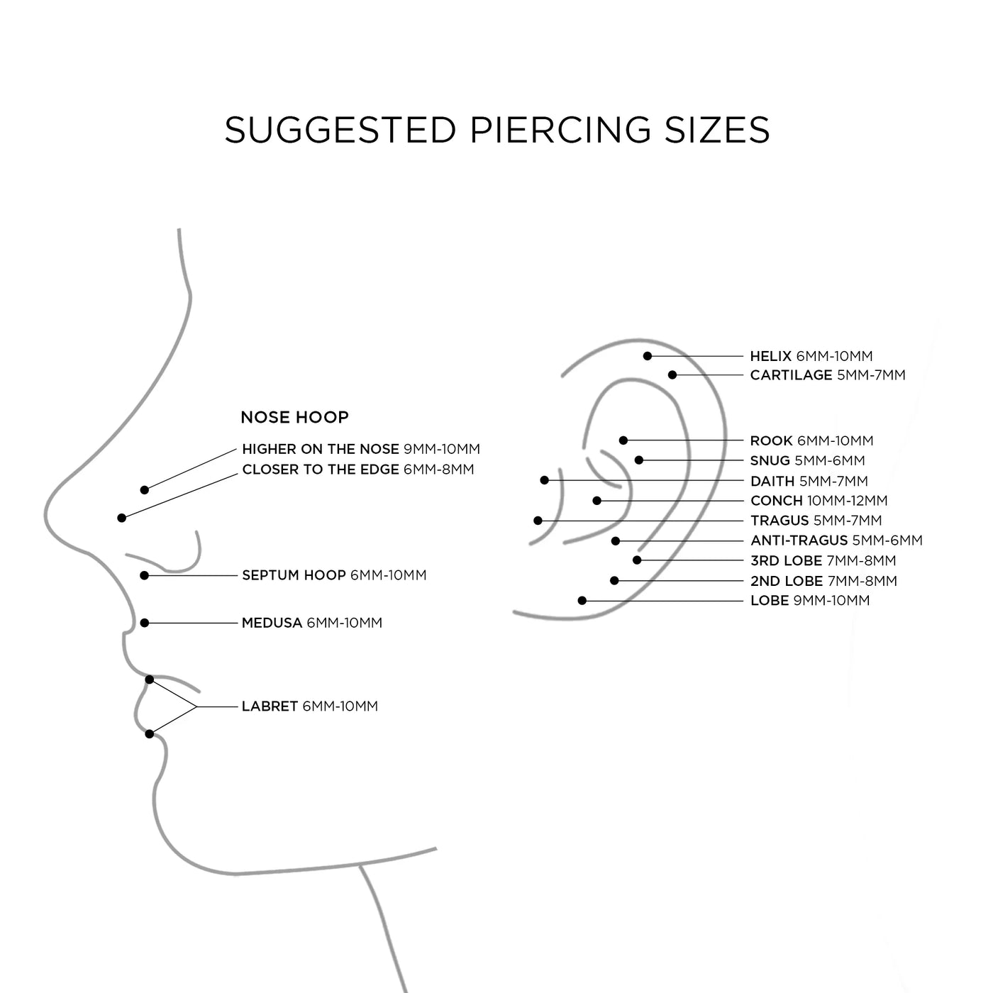 Petite Minimalist 14K Gold Cartilage Ear Stud Heart Symbol of Love Earring - Bling Jewelry