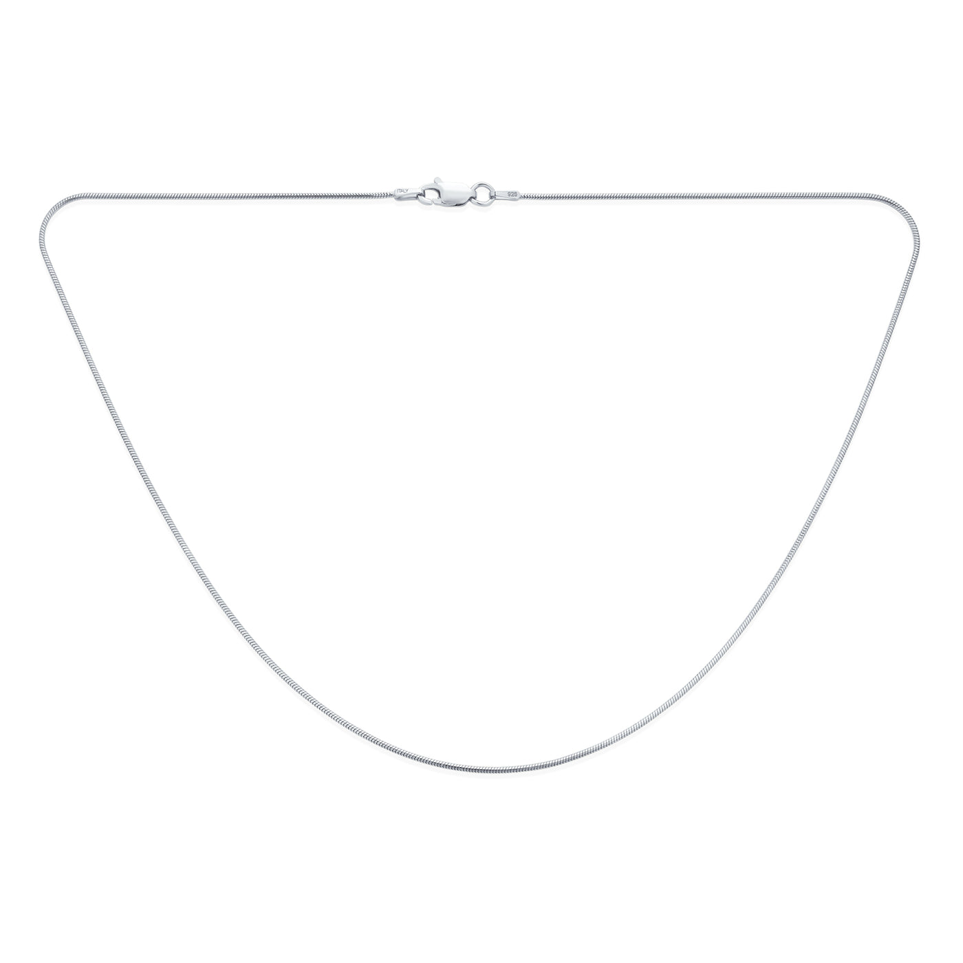 Set of 2 2MM Flexible Strong Snake Chain Necklace Sterling Silver 20 & 24 Inch - Bling Jewelry