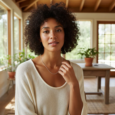 2MM Sterling Silver Snake Chain Necklace Made in Italy