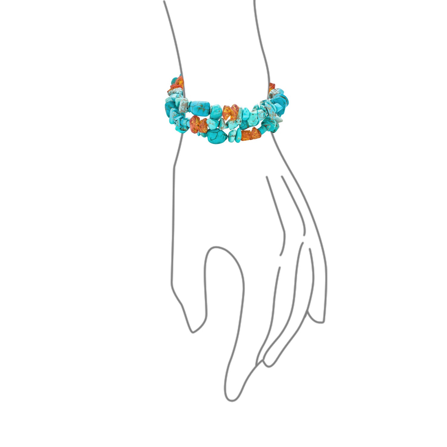 Turquoise Breacket close esc