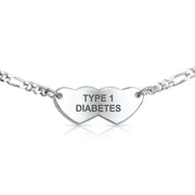 Double Hearts Type 1 diabetes