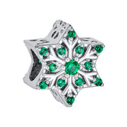Green Crystals Snowflake